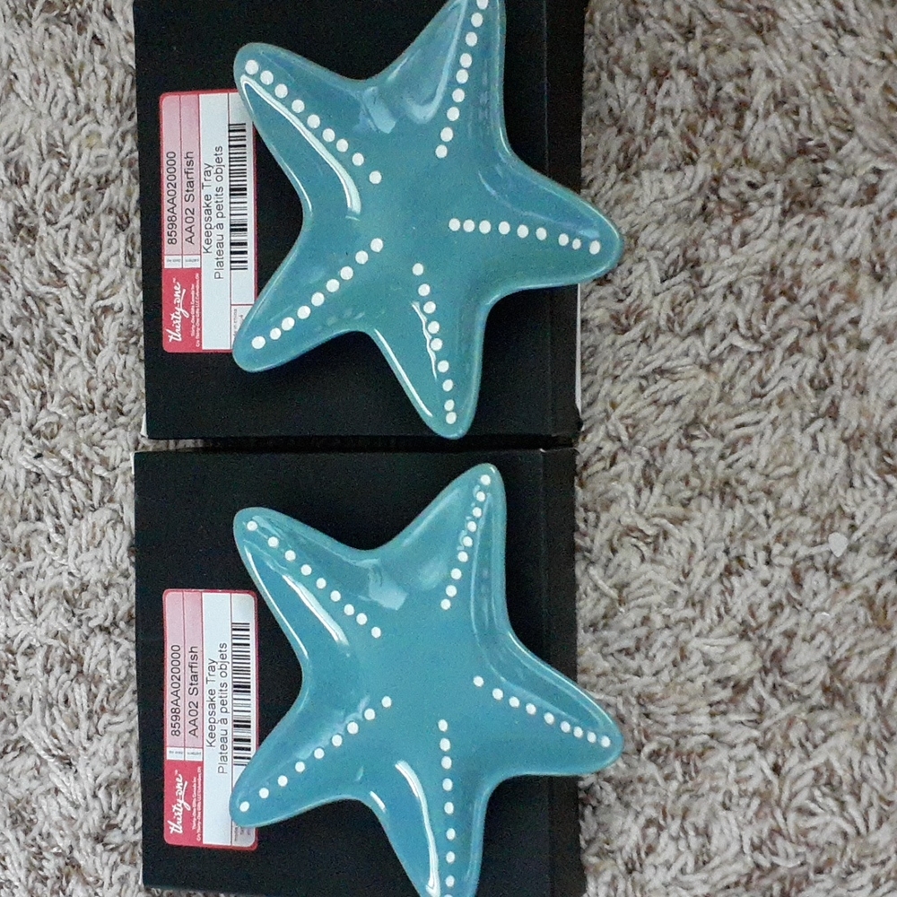 Thirty-one Keepsake tray, Starfish, includes 2.